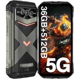 DOOGEE V Max Plus 5G Rugged Phone 6.58" Dimensity 7050 16GB+512GB Lighting Effects 22000mAh Battery 200MP AI Camera Cell Phone