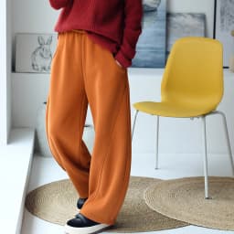 MICOCO K2221C Korean version of casual simple and fluffy loose all-in-one slim elastic high waist banana sweatpants