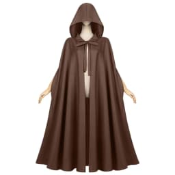 2025 New Medieval Hooded Cape for Men and Women,Halloween COS Solid-Color Monk Grim Reaper Wizard Cloak Unisex One Size Fits All