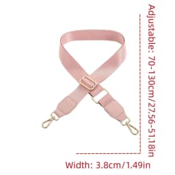 CrossBody O Bag Belt Adjustable Shoulder Bag Handle Woven Polyester Bag Shoulder Strap Solid Color Simple Shoulder Bag Handle