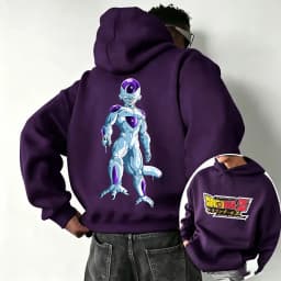 Dragon Ball Freeza Cartoon Anime 2026 New Spring and Autumn Men's and Women's Fashion Hooded Sports Hoodie