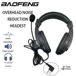 Walkie Talkie Headset Baofeng UV17 Pro Headphone K Type Quansheng UVK58 5RPlus M Type For Motorola GP88 GP68 Radios Accessories
