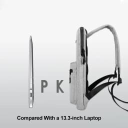 Minimalist Ultra Slim Laptop Backpack 15.6 Inch Waterproof Business Work Bags Thin Computer Back Pack Bag for Men Work Sac Homme