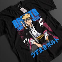 2026 New Naruto Uzumaki Sasuke Anime Printed T-shirt Summer Men's Pure Cotton Neutral Casual Family Set Short Sleeved T-shirt