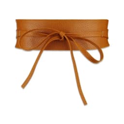 Boho Belt For Women Bowknot PU Leather Wrap Around Obi Style Cinch Waistband Cummerbund Gold Women Wide Corset Belt