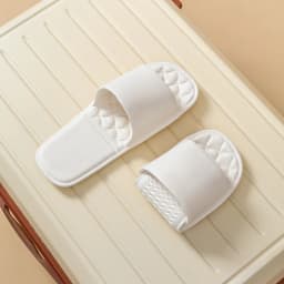 Simple Foldable Slippers Eva Lightweight Travel Slippers Hotel Room Slides Men Women