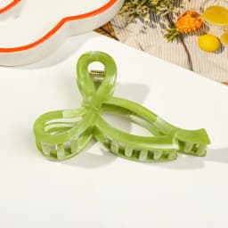 Acrylic Hair Claw Grab Bow Large Hair Clip Ponytail Geometric Hollow Square Hairpins Barrettes for Women Girls Hair Accessories