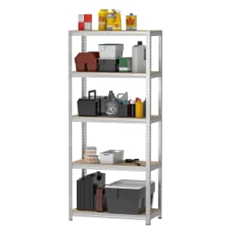 180CM HEIGHT 4 COLORS 5-Tier Shelving Unit Heavy Duty Shelving Unit for Storage Tool-Free Assembly Capacity 1925LBS