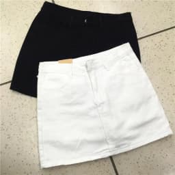 Woman Skirts 2024 Spring and Summer White Wrapped Skirt Denim Female A- line Short Skirt Culottes Mujer Faldas Saias Mulher