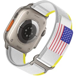 Trail loop for Apple watch ultra Band 49mm 44mm 40mm 45mm 41mm 38mm 42mm Nylon Leather bracelet iWatch series se 7 6 5 3 8 strap