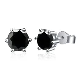 TY D Color Brilliant Round Cut Lab Moissanite Dia Stud Earrings For Women 925 Sterling Silver Plated Wedding Fine Jewelry Gift