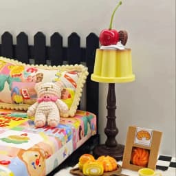 Pudding Creative LED Desk Lamp Cute Night Light Bedroom Eye Protection Lamps for Bar Room Home Decor Atmosphere Light Kids Gifts