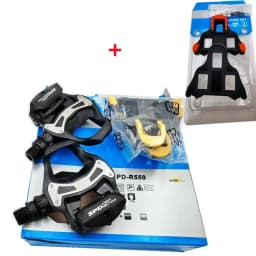 SHIMANO PD-R550 Racing Pedals - Ultra-Light Single Sided for Road Bikes