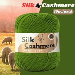 10pcs Silk Cashmere Yarn DK Double Knitting, High Quality, Soft and Warm, for Crochet and Knitting, for Christmas, Halloween, Ea