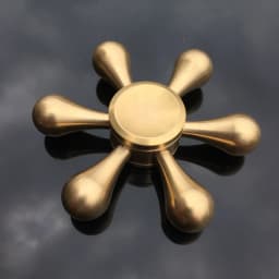 Copper Core Bullet Shape Hand Spinner Spinner Finger Spinner Metal Spiner with Box Anti Relieve Stress Toys for Adult