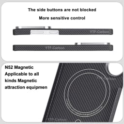 YTF-carbon Luxury Real Kevlar Case for Samsung Galaxy S26 Ultra/S26Plus/S26, Aramid Fiber Magnetic MagSafe Cover