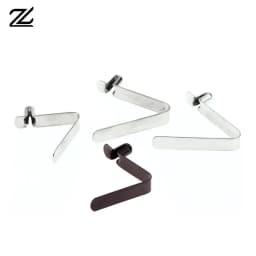 10Pc Snap Locking Kayak Paddle Spring Clip Tent Pole Single Button Awning Rowing 5-5.5mm