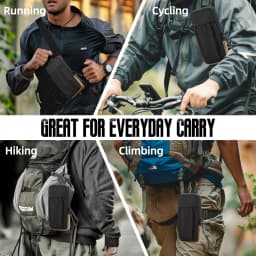 Cell Phone Pouch - Phone Belt Holder Molle Phone Pouch Cell Phone Holder for Belt with Loop, Cell Phone Pouches
