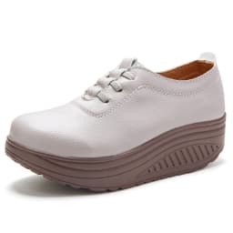 2025 Spring and Autumn New Shoe with One Foot Set, Mom's Shoes Soft and Comfortable Middle Aged and Comfortable Single Shoes