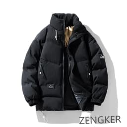 winter warm stand up collar men casual cotton clothes trendy outdoor sports bread clothes plus size 140kg 8xl