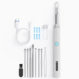 Visual Wireless Otoscope Ultra Thin 4.2MM Camera HD 1080P Ear Scope WiFi Endoscope for IOS/Android with Ear Wax Cleaning Tools