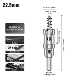 1pc 12-160mm TCT Carbide Hole Saw Drill Bit Hole Saw Cutter For Stainless Steel Metal Alloy Drilling