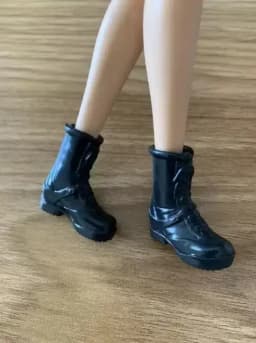 High heels Doll flat feet shoes white boots gifts accessories for your 1/6 Barb dolls TpQ88