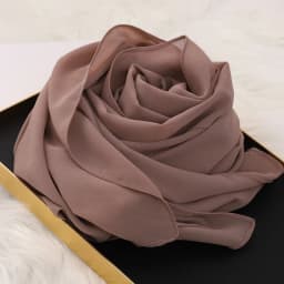 2025 Muslim Hijab Scarf With Zipper Plain Bubble Chiffon Ready to Wear Veiled Hijab Wrap Solid Shawls Headscarf Turban Ramadan