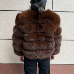 New Real Fox Fur Coat Women's Winter Warm 100% Natural Fur Jacket Short Raccoon Fur Coat Women's High Quality Hot Sale