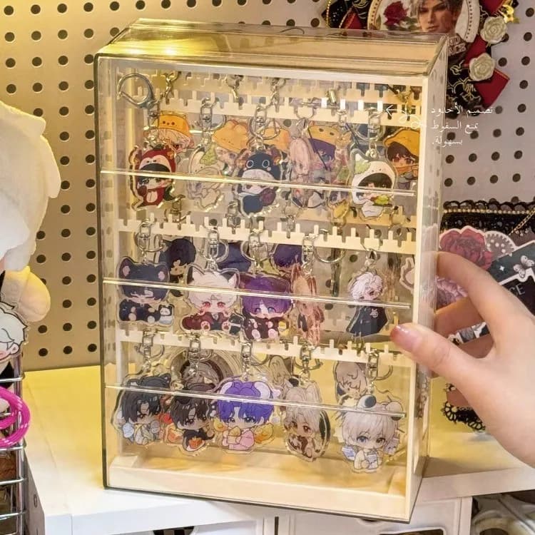 Earring Key Holder Storage Rack Slide out Pendant Jewelry Display Box Bracelet Hook Anti-Tangle Ring Stand Nordic Style Plastic