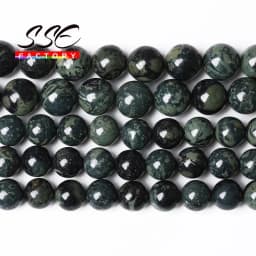 Natural Black Labradorite Stone Beads Round Larvikite Beads For Jewelry Making DIY Bracelet 4 6 8 10 12MM 15" Strand Wholesale