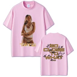 Singer Tate Mcrae So Close To What Album T-shirt Miss Possessive Tour 2025 T Shirts Summer Men Women Fashion Oversized Tshirt