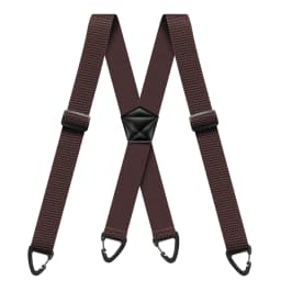 Hidden Suspenders for Men 1.6" Wide Elastic Adjustable Work Suspenders Heavy Duty with 4 Snap Loop X-back Braces for Trousers