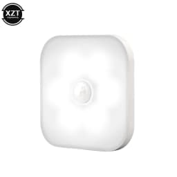 New Motion Sensor Night Light Smart LED Night Lamp Wall lights for home Aisle WC Bedside Lamp For Hallway Pathway US EU Plug