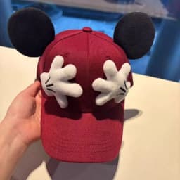 Parent-child matching set Cute Mouse ear Baseball Cap Adjustable Snapback Hat Children's Teens Adults Cartoon Sun Hat