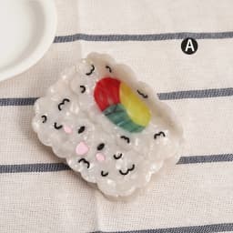 1PC Creative Cute Sushi Style Hair Grip Clip Personalized Acetate Novelty Hair Clip