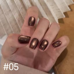 10ML 1-10PCS Winter New Style Hot Selling Black Nails Brown Nails Glass Bead Magnet Cat Eye Nail Polish Nail Set Nail Supplies