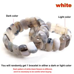 Agate Du Botswana Bracelet Reiki Healing Pink Quartz Aventurine Multicolore Rose Crystal Rectangle Bar Charms Bracelets 10*25mm