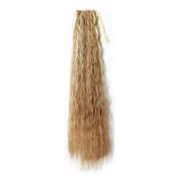 WIGSIN 32Inch Synthetic Long Kinky Curly Ponytail Drawstring Clip In Ponytail Black Blonde Hair Extension for Women