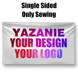 Single Double Sided Polyester Custom Flag 3x5/4x6/5x8FT with Brass Grommet Small Big Personalized Your Own Design Logo Text Flag