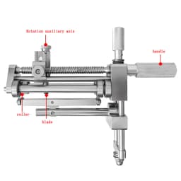 For removing oxide layer, PE pipe rotary scraper tool (63-400mm)