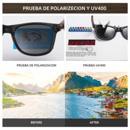 GM Environment-Friendly Retro Walnut Wood Sunglasses UV400 Polarized Bamboo Sunglasses Men's Fashion Trendy Anti Blue Lens 7061h