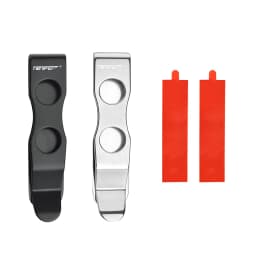 TONIFE Multipurpose Clip Mountable Attachable Pocket Clip for Belt Holster for Smartphones Hip Clip Stainless Steel Adhesive