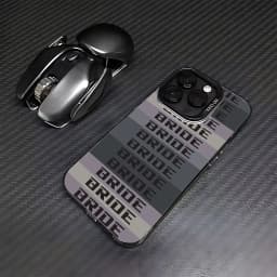 Japanese JDM Car BRIDE Phone Case For iPhone 16e 16 15 14 13 12 11 mini Pro Max X XR XSMAX 8 7 Plus Anti Fall Matte Back Cover