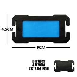 Molle EDC Identify Safety Outdoor Mark Strip Patch Umbrella Blood Type Nuclear Radiation Cat Eyes Tactical Equipment Accessorry