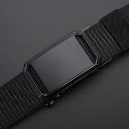 New Men's High-quality Automatic Buckle Canvas Belt Simple Casual Jeans Belt Fashion Men's Design Fashion Belt