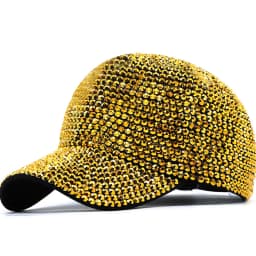 Rhinestone Baseball Cap Ladies Hip Hop Hat Sparkling Full of Diamonds Cool Fashion European and American Style Peaked Cap Ladies