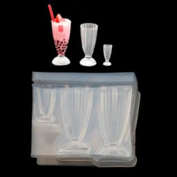 Silicone Mold Epoxy Resin Molds Jewelry Tools Bottle Goblet Cup Molds Goblet Cup Mold for DIY Baking Crafting Decor Y08E