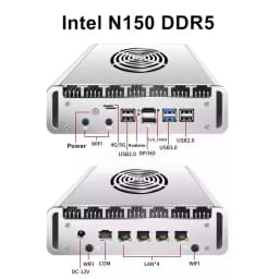 Topton Firewall Router Mini PC Intel N150 AMD Ryzen Embedded R2314 4x2.5G LAN NVMe 6xUSB Proxmox pfSense OPNsense Home Server