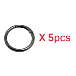 5-30pcs O Rings Metal Bag Buckles 16-38mm Openable Spring Clasp Carabiner Clip Snap Hook Keychain for DIY Handbag Accessories